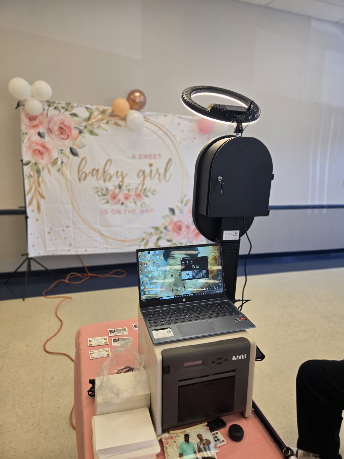 Photo Booth Setup